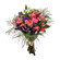 alstroemerias and roses bouquet. Lvov
