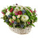 basket of chrysanthemums and roses. Lvov