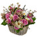 floral arrangement in a basket. Lvov